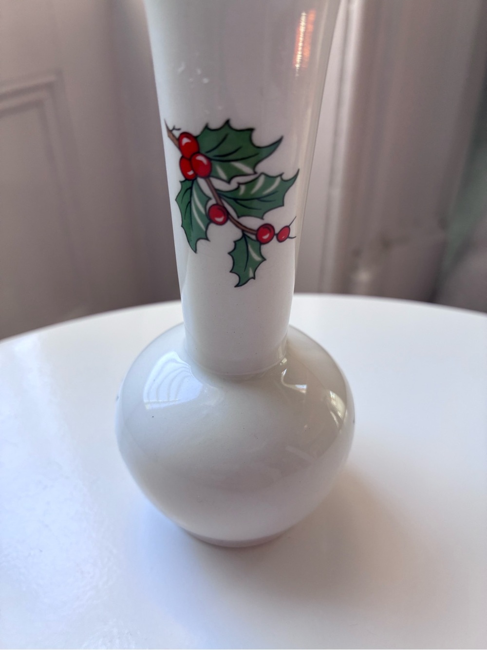 Vintage Cuthbertson Original Christmas Tree Ceramic Bud Vase